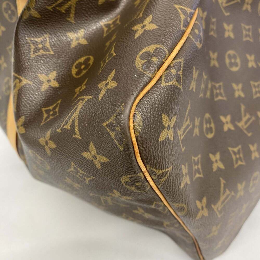 LOUIS VUITTON Brown Monogram Keepall 55 Boston Bag - Picture 11 of 13